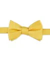 Tayion Collection Men's Solid Color Bow Tie In Gold