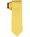Tayion Collection Men's Yellow Solid Tie In Gold