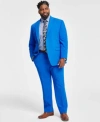 Tayion Collection Men's Classic-fit Solid Suit Separate Jacket In Blue