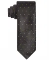 Tayion Men's Alpha Phi Dot Tie In Black In Black