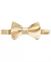 Tayion Men's Omega Psi Phi Solid Bow Tie In Yellow In Yellow