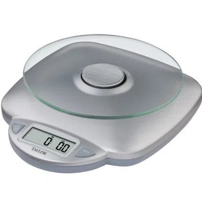 Taylor 11lb Digital Glass Top Household Kitchen Scale