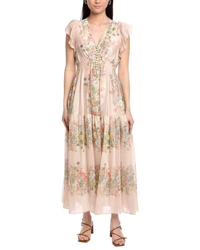 Taylor Belted Maxi Dress In Transparent