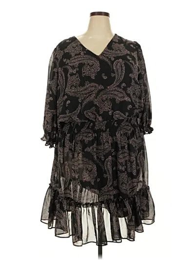 Pre-owned Taylor Casual Dress In Black