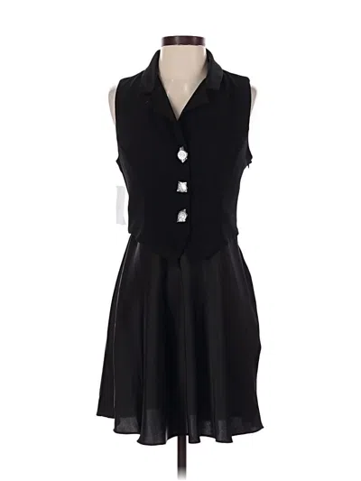 Pre-owned Taylor Casual Dress In Black