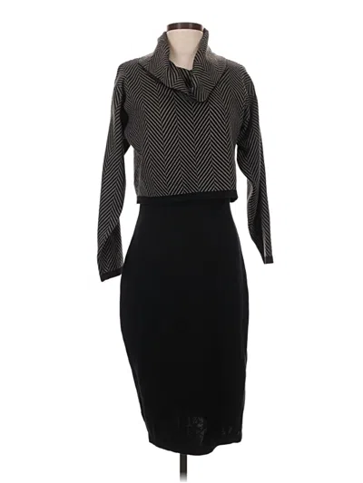 Pre-owned Taylor Casual Dress In Black