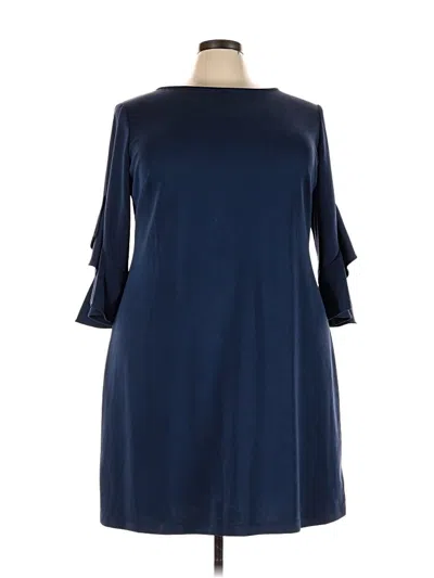 Pre-owned Taylor Casual Dress In Blue