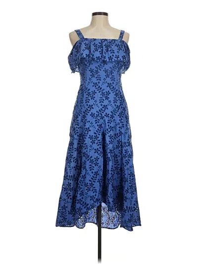 Pre-owned Taylor Casual Dress In Blue