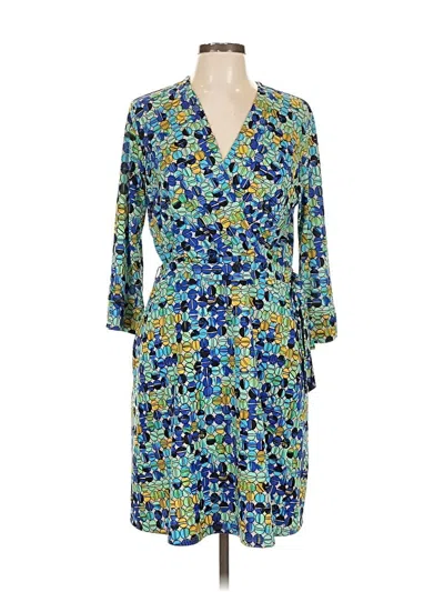 Pre-owned Taylor Casual Dress In Blue