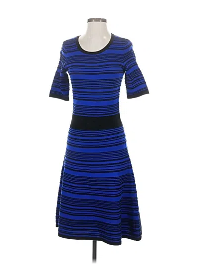 Pre-owned Taylor Casual Dress In Blue