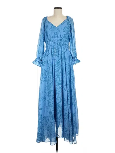 Pre-owned Taylor Casual Dress In Blue