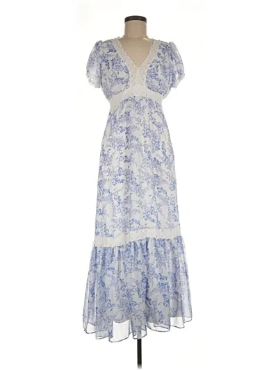 Pre-owned Taylor Casual Dress In Blue