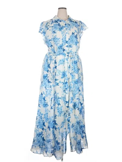 Pre-owned Taylor Casual Dress In Blue