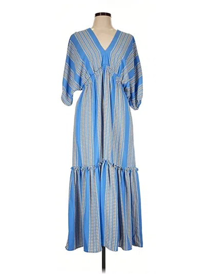 Pre-owned Taylor Casual Dress In Blue