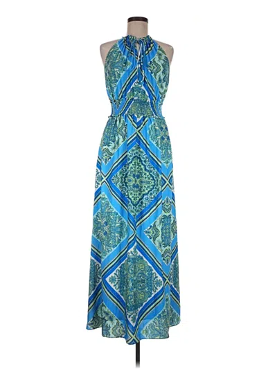Pre-owned Taylor Casual Dress In Blue