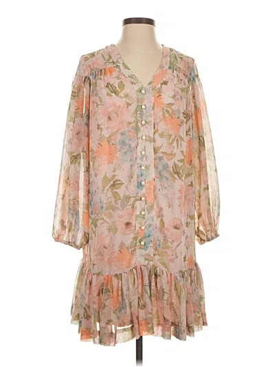 Pre-owned Taylor Casual Dress In Brown