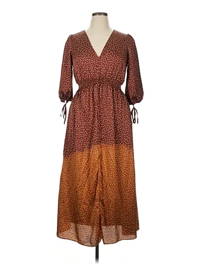 Pre-owned Taylor Casual Dress In Brown