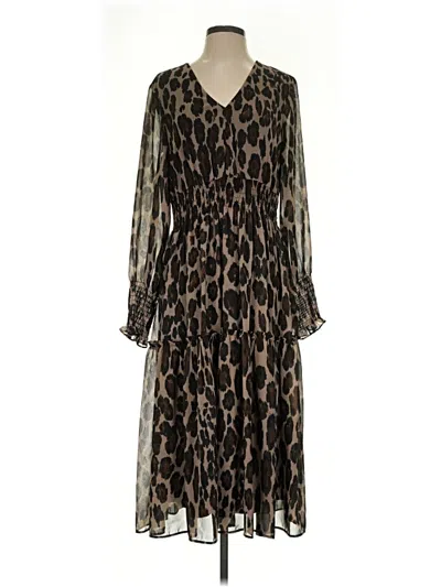 Pre-owned Taylor Casual Dress In Brown
