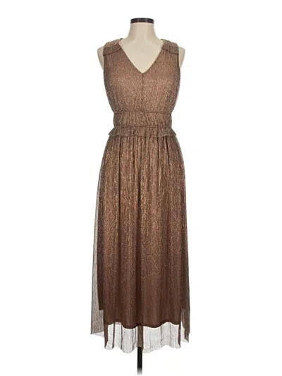 Pre-owned Taylor Casual Dress In Brown