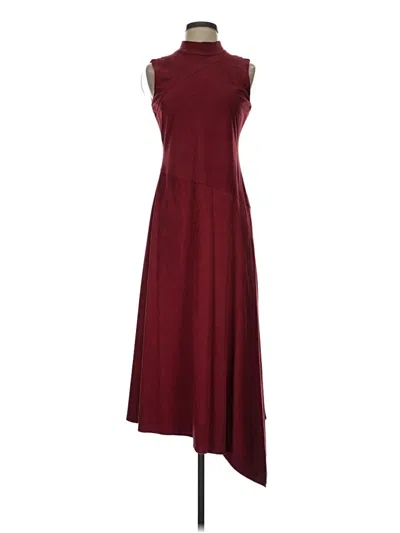 Pre-owned Taylor Casual Dress In Burgundy