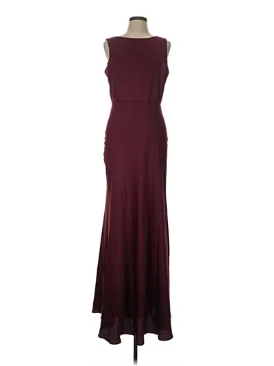 Pre-owned Taylor Casual Dress In Burgundy