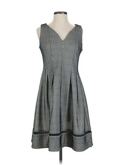 Pre-owned Taylor Casual Dress In Gray