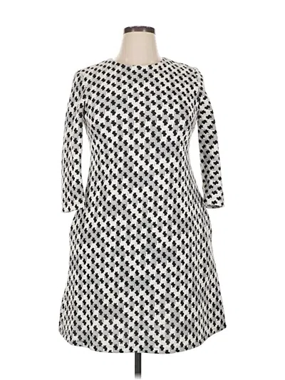 Pre-owned Taylor Casual Dress In Gray