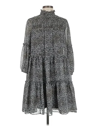 Pre-owned Taylor Casual Dress In Gray