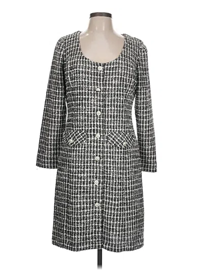 Pre-owned Taylor Casual Dress In Gray