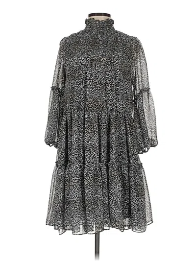 Pre-owned Taylor Casual Dress In Gray