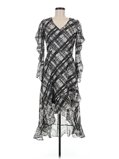 Pre-owned Taylor Casual Dress In Gray