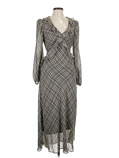 Pre-owned Taylor Casual Dress In Gray