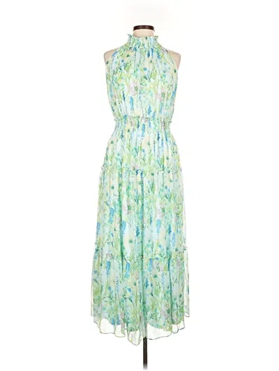 Pre-owned Taylor Casual Dress In Green