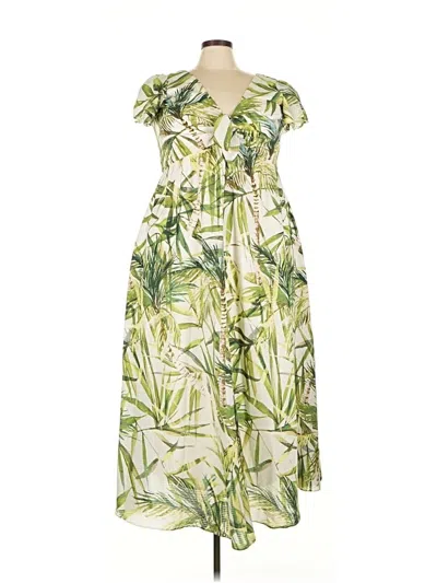 Pre-owned Taylor Casual Dress In Green
