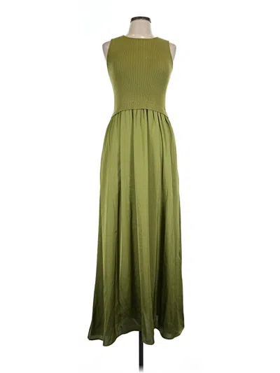 Pre-owned Taylor Casual Dress In Green