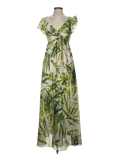 Pre-owned Taylor Casual Dress In Green