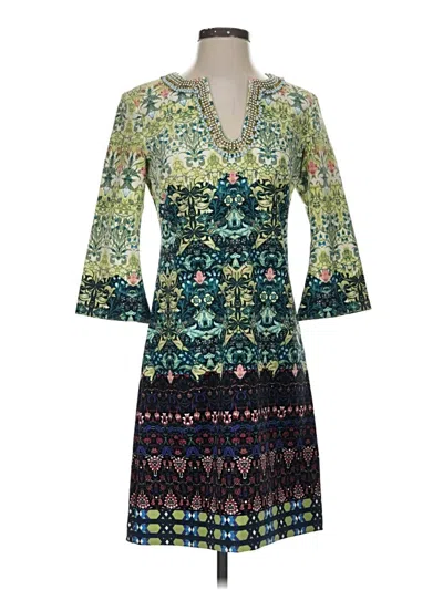 Pre-owned Taylor Casual Dress In Green