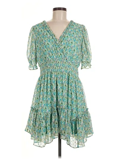 Pre-owned Taylor Casual Dress In Green