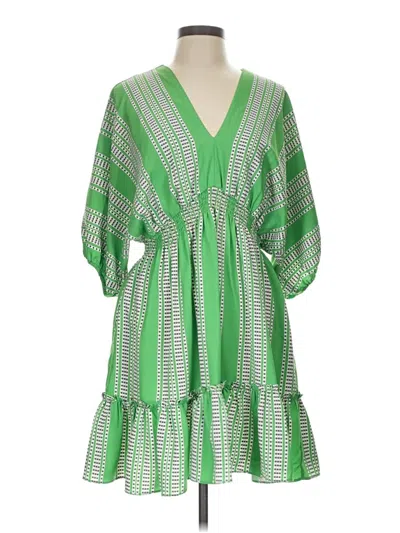 Pre-owned Taylor Casual Dress In Green