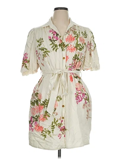 Pre-owned Taylor Casual Dress In Ivory