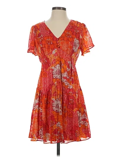Pre-owned Taylor Casual Dress In Orange