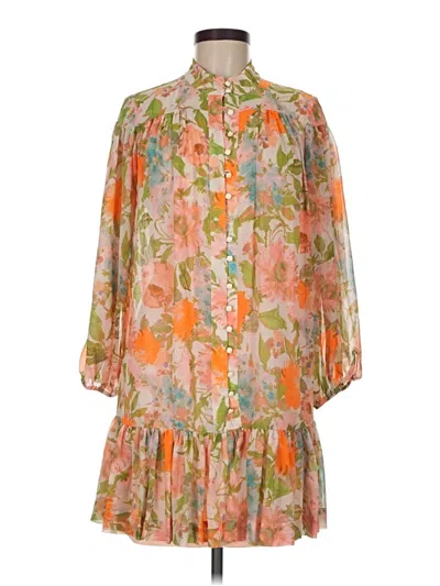 Pre-owned Taylor Casual Dress In Orange