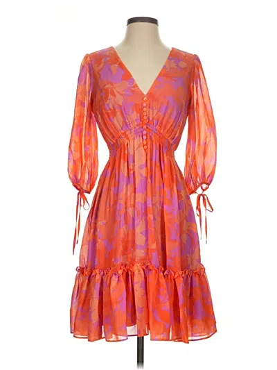 Pre-owned Taylor Casual Dress In Orange