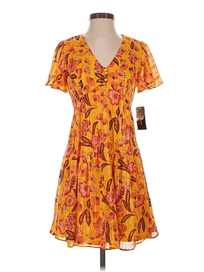 Taylor Casual Dress In Orange