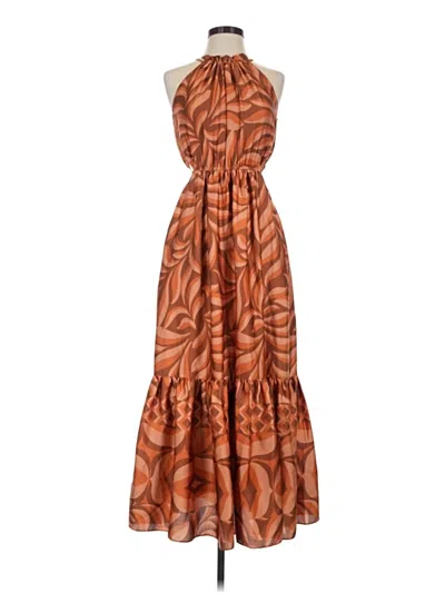 Pre-owned Taylor Casual Dress In Orange