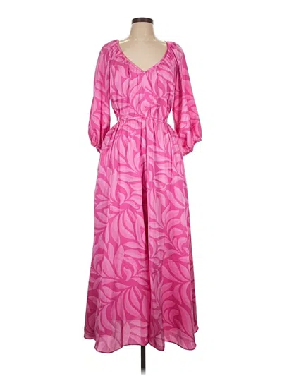 Pre-owned Taylor Casual Dress In Pink