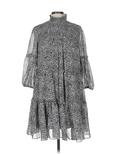 Pre-owned Taylor Casual Dress In Silver