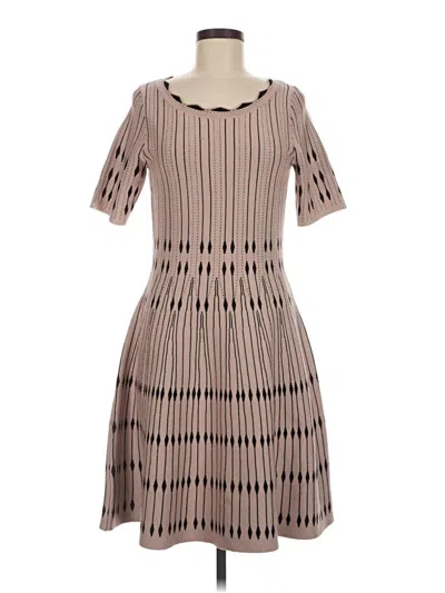 Pre-owned Taylor Casual Dress In Tan