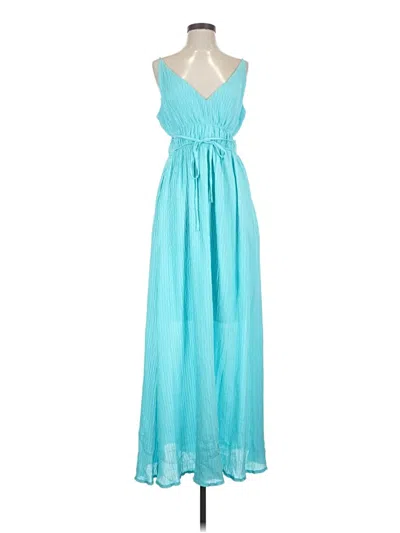 Pre-owned Taylor Casual Dress In Teal