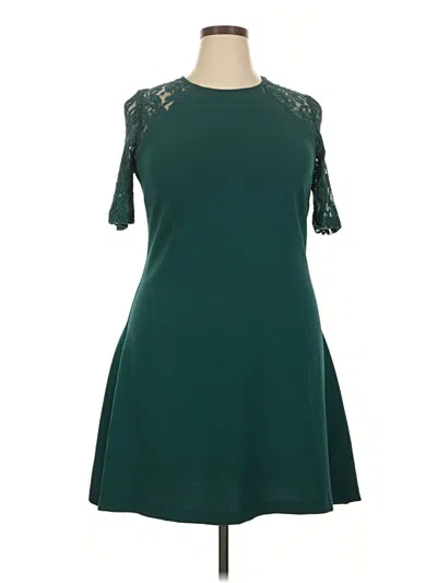 Pre-owned Taylor Casual Dress In Teal